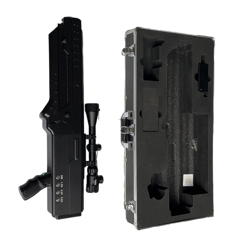  城东手持便携式枪型低空防御反制四通道A型